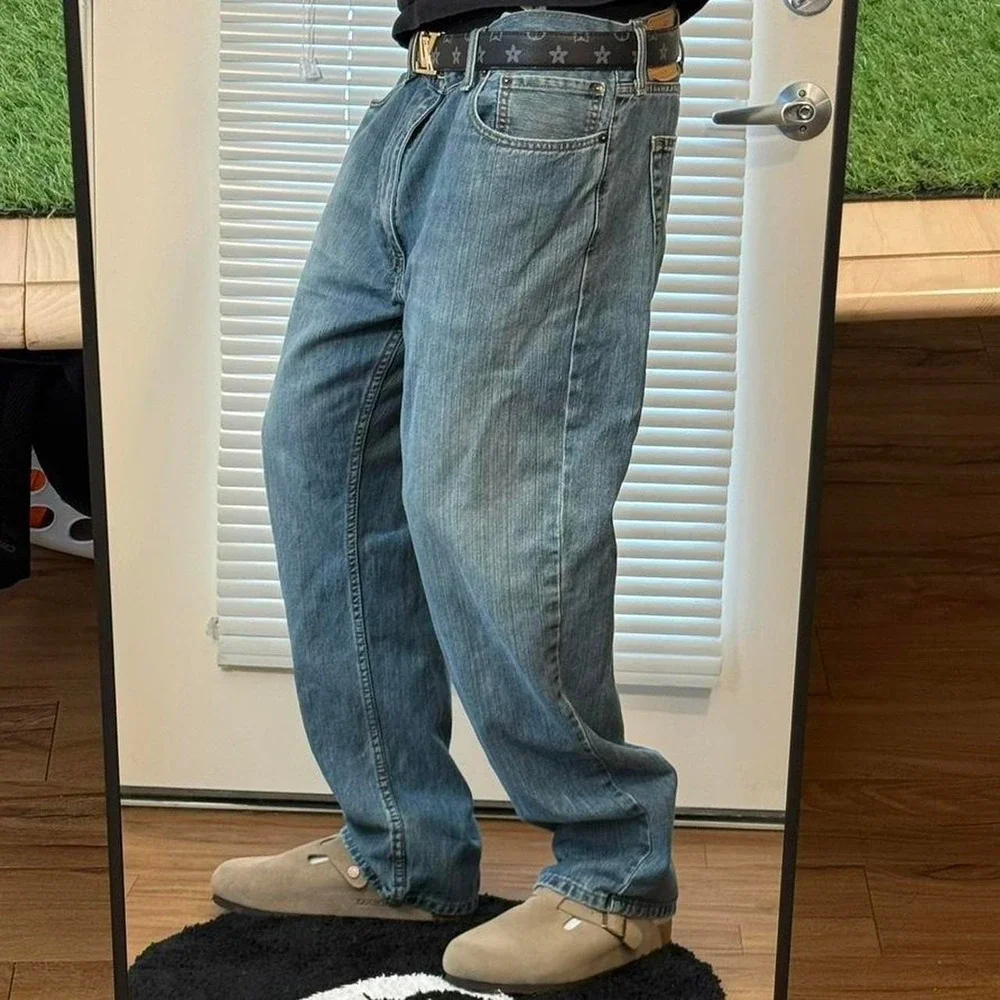 Y2K Levi's 559 blue jeans relaxed fit 40x30